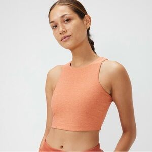 Outdoor Voices Venus Crop Top in Melon Tuscana Colorblock Sz Small